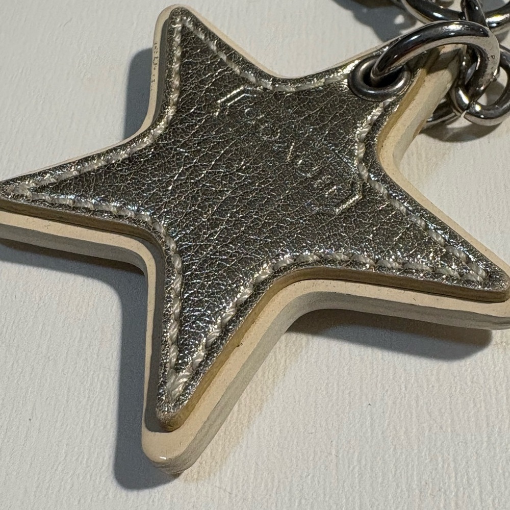 Coach Silver Star Keychain - Picture 3 of 7